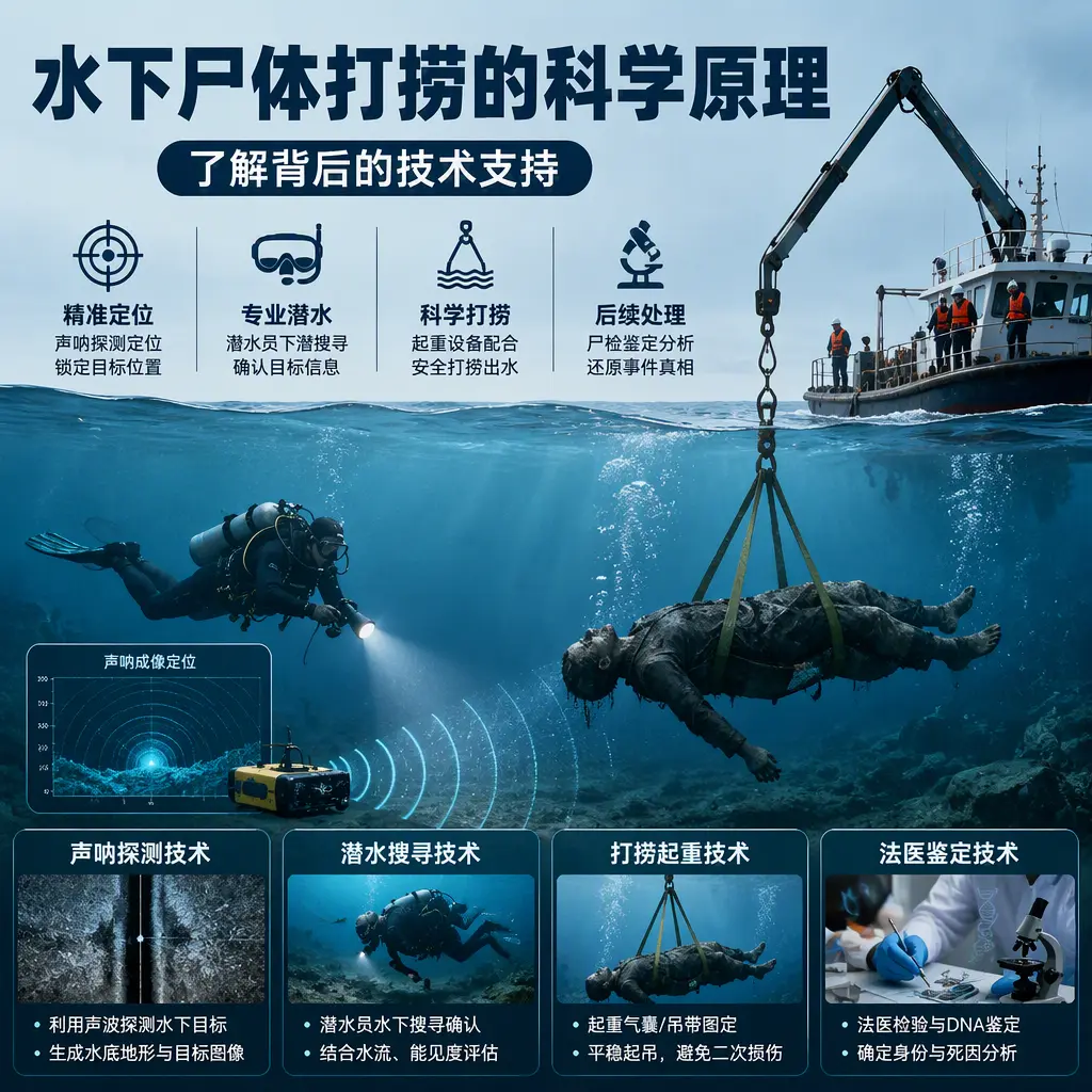 黄冈水下尸体打捞的科学原理，了解背后的技术支持